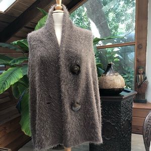 Noelle Brown Sweater Wrap